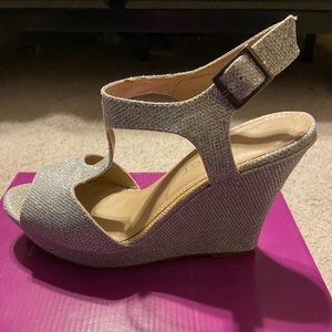 Rampage Silver Women’s Wedges